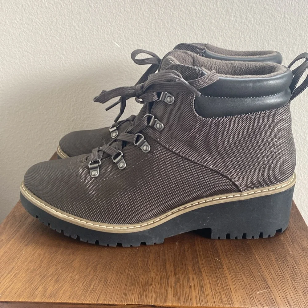 Sonoma Goods For Life Oleen Gray Water Repellent Hiking Boots, Women’s 11